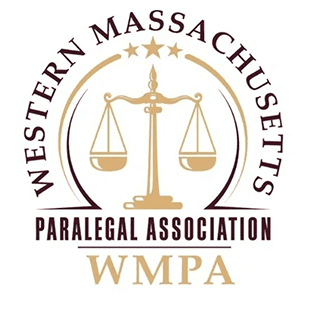 A logo for the western massachusetts paralegal association.